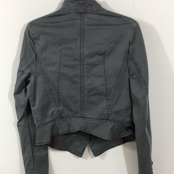 🆕Free People>Faded army utility jacket with bead detail NWOT. - Picture 8 of 10